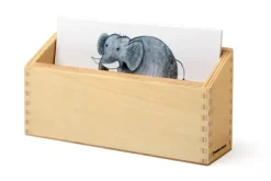 A5 Format Karteibox aus Holz