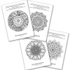 10 Arbeitsblätter mit Mandala-Malvorlagen