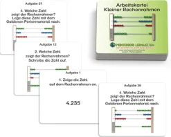 Arbeitskartei Kleiner Rechenrahmen