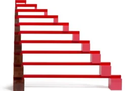 Arbeitskartei - Rosa Turm, Braune Treppe und Rote Stangen