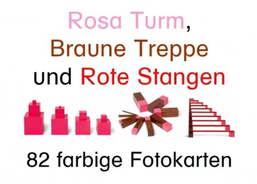 Arbeitskartei - Rosa Turm, Braune Treppe und Rote Stangen