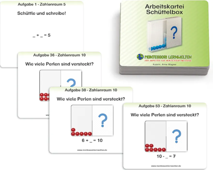 Arbeitskartei Schüttelbox
