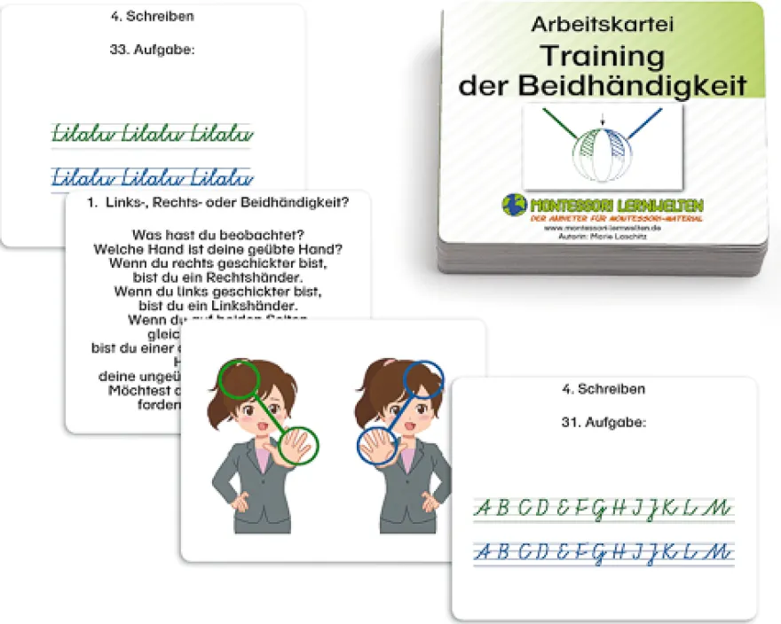 Arbeitskartei Training der Beidhändigkeit (DOWNLOAD)