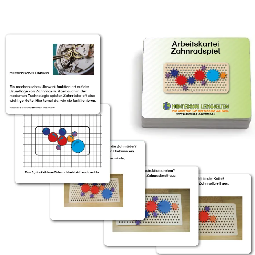Arbeitskartei Zahnradspiel