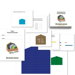 Arbeitskartei zu den Perlenhäusern mit Perlenstäbchen (DOWNLOAD)