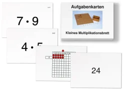 Aufgabenkarten für das Multiplikationsbrett