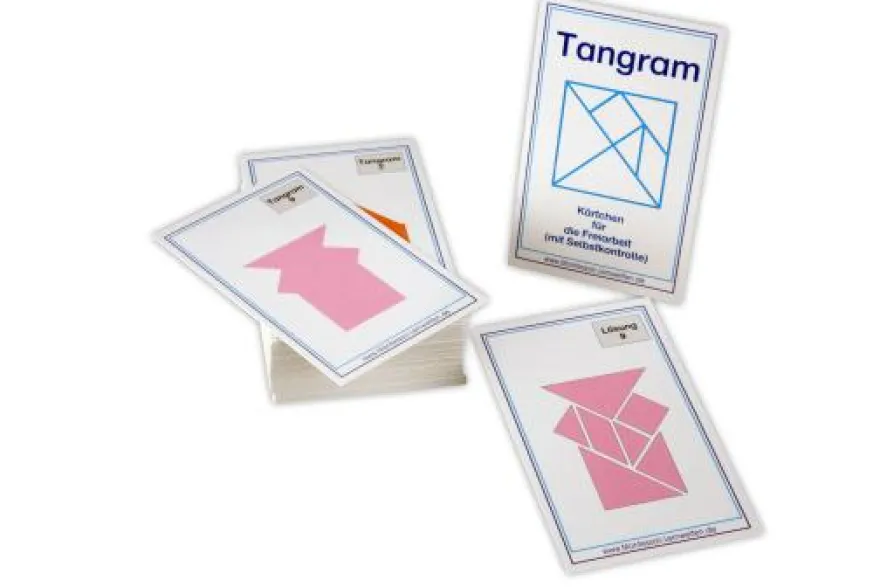 Aufgabenkarten für das Tangram