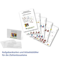 Aufgabenkarten und Arbeitsblätter zu den Zahlenbausteinen (DOWNLOAD)