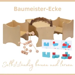 Baumeister-Ecke: Selbstständig bauen und lernen