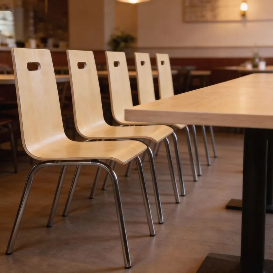 Besucherstuhl 20er Set - stapelbar und platzsparend