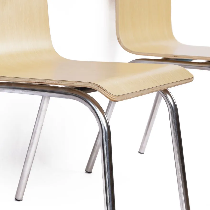 Besucherstuhl 20er Set - stapelbar und platzsparend