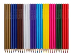 30 Buntstifte in Montessori-Farben