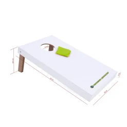 Cornhole Set - Wurfspiel mit 2 Brettern und 8 Kissen