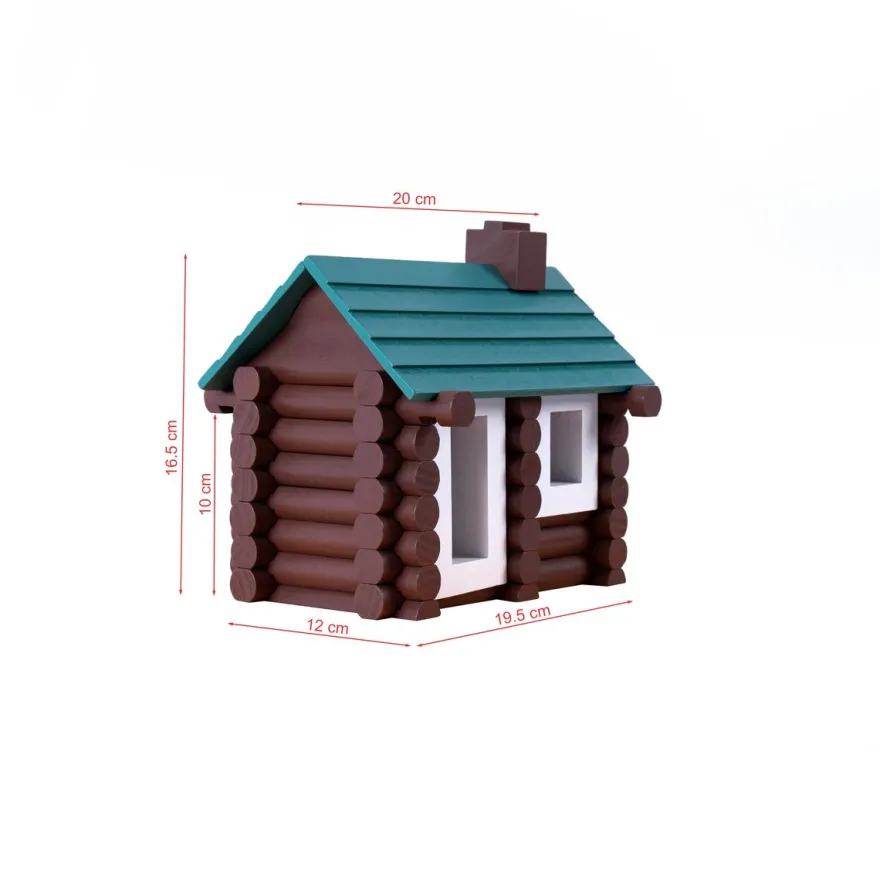 Die Blockhütte - Kinderbausatz für ein echtes Blockhaus