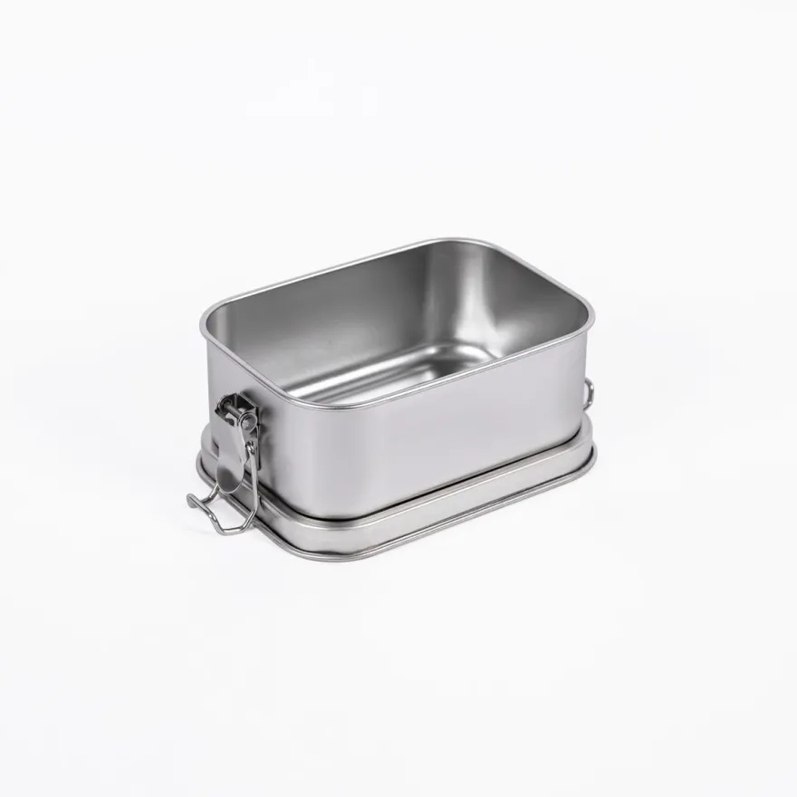 Edelstahldose (auslaufsicher) - ideal als Lunchbox Brotdose Vesperdose Brotbox
