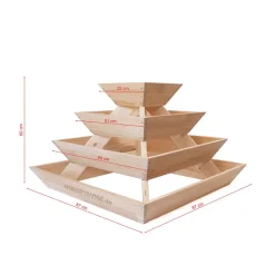 Erdbeerpyramide mit 4 Etagen