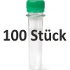 100er Set PETLING mit Deckel (FTF) - 12 cm Rohling Flaschenrohling Geocaching Preform