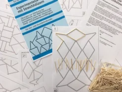Experimentelle Geometrie - Übungsblätter mit Streichhölzern