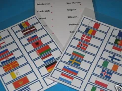 Fahnen der Länder Europas