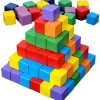100 farbige Holzwürfel 2x2x2 cm