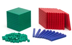 Farbiger Mathematischer Würfel aus Holz