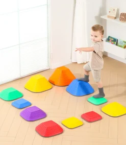 11 Flusssteine - Balanciersteine für Kinder