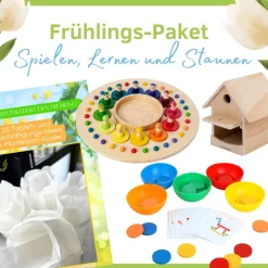 Frühlings-Paket: 4 Materialien zum Spielen, Lernen, Staunen