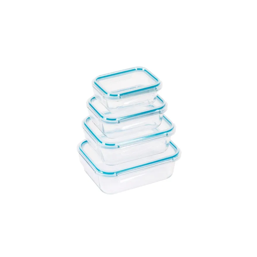 Frischhaltebehälter aus Glas, 4er Set