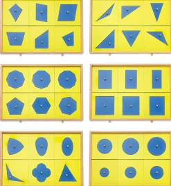 Geometrische Kommode mit Einführungsrahmen