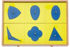 Geometrische Kommode mit Einführungsrahmen