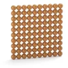 10 Goldene Perlenquadrate