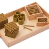 Goldenes Perlenmaterial