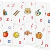 Große ABC Lernkarten mit Buchstaben, Anlauten und Zeichnungen, 32 Stück aus Karton
