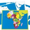 4 große Kontrolltafeln zur Puzzlekarte Afrika (DOWNLOAD)