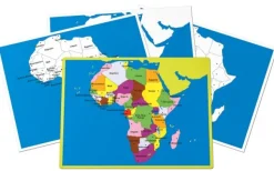 4 große Kontrolltafeln zur Puzzlekarte Afrika (DOWNLOAD)