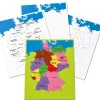 4 große Kontrolltafeln zur Puzzlekarte Deutschland (DOWNLOAD)