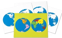 4 große Kontrolltafeln zur Puzzlekarte Welt (DOWNLOAD)