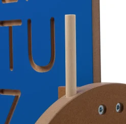 Große Nachspurtafel - Buchstaben und Zahlen nachspuren lernen