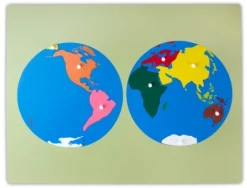 Große Puzzlekarte Die Welt