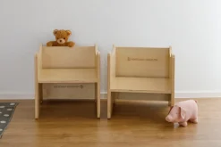 Großer Wendehocker aus Holz - abwischbare Premiumqualität