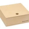 Holzkiste mit Deckel, 15,5 x 15,5 x 5,5 cm