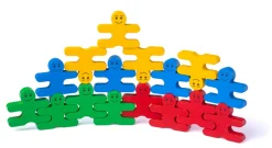 Holzspiel: Figuren stapeln