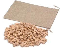 100 Holzwürfel Buche 2x2x2 cm