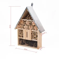 Hotel für Wildbienen und Insekten - selbststehend oder zum Aufhängen