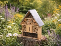 Hotel für Wildbienen und Insekten - selbststehend oder zum Aufhängen