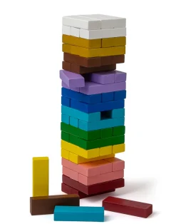 Jenga Stapelspiel - auch zum Kopfrechnen bis 20 und Multiplikation