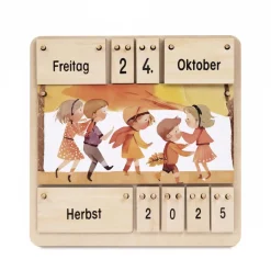 Kinder Lernkalender aus Holz