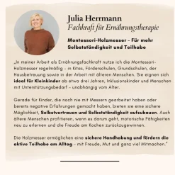 Kindermesser aus Holz - ideal für Kinderhände