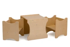 Kindertisch mit Stühlen - abwischbare Premiumqualität