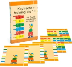 Klammerkarten Kopfrechentraining bis 10